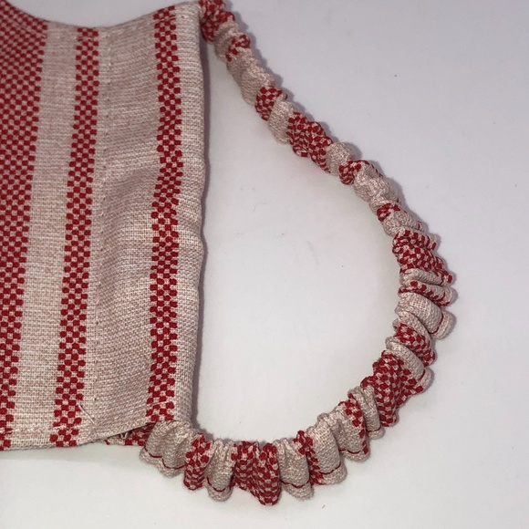 REUSABLE 100% Cotton Red Stripe Face Mask ~NEW! - Picture 10 of 13